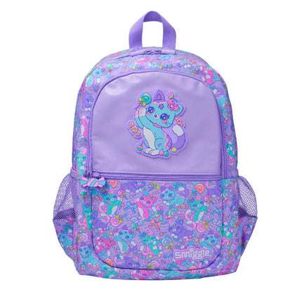 Purple Adventurous Cat Classic Backpack, 42cm