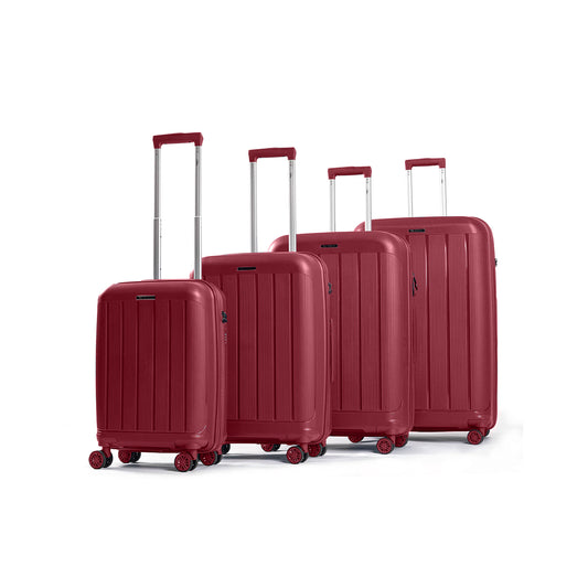 Monza PP Luggage Set - Burgundy