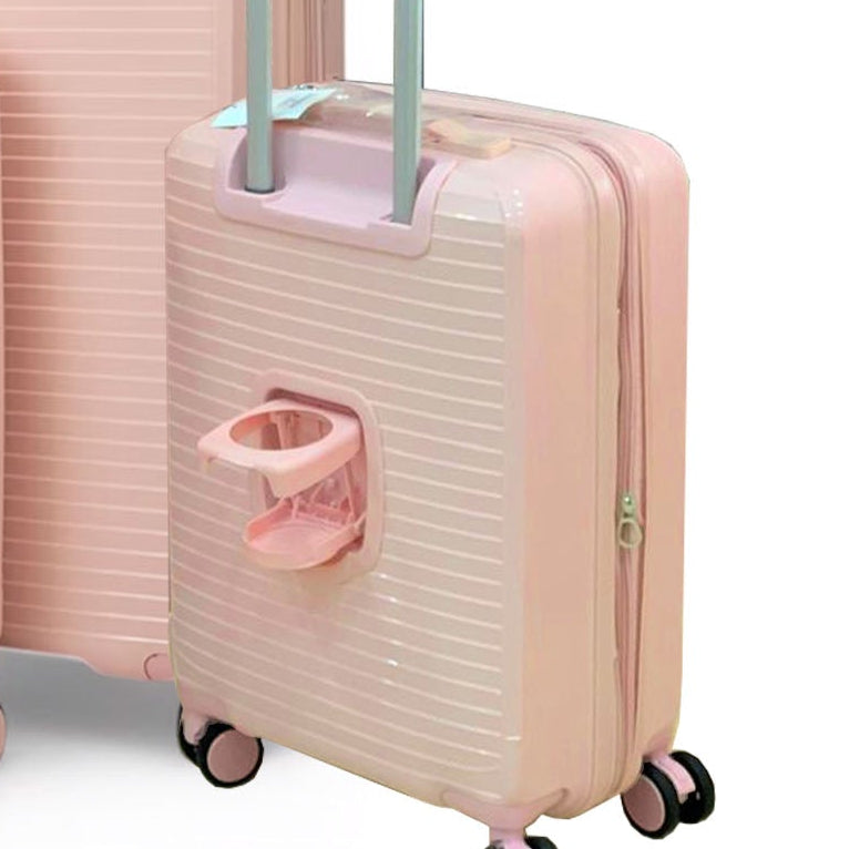 PP Luggage + Cup Holder - 20" - Pink