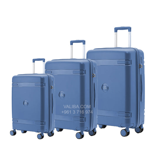 President PP Luggage Set - Blue