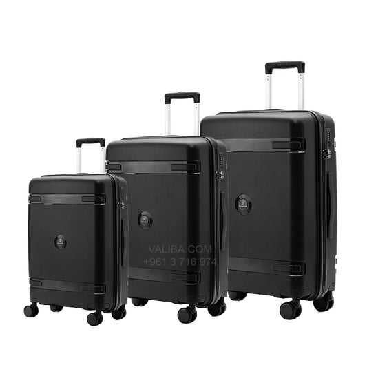 President PP Luggage Set - Black