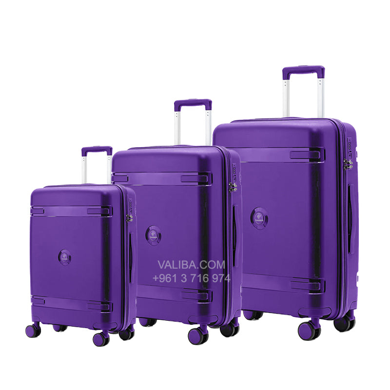 President PP Luggage Set - Purple