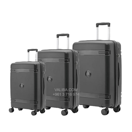 President PP Luggage Set - Dark Grey