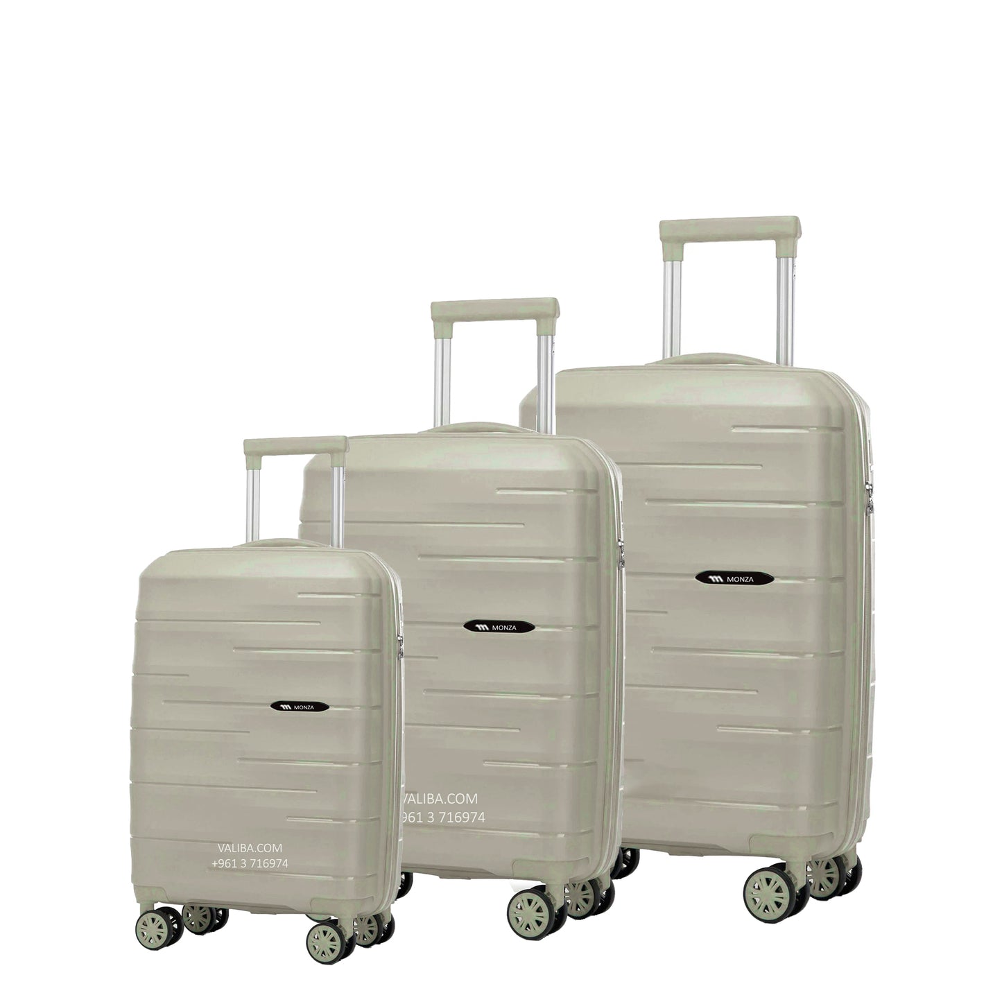 Monza PP Luggage Set - Beige