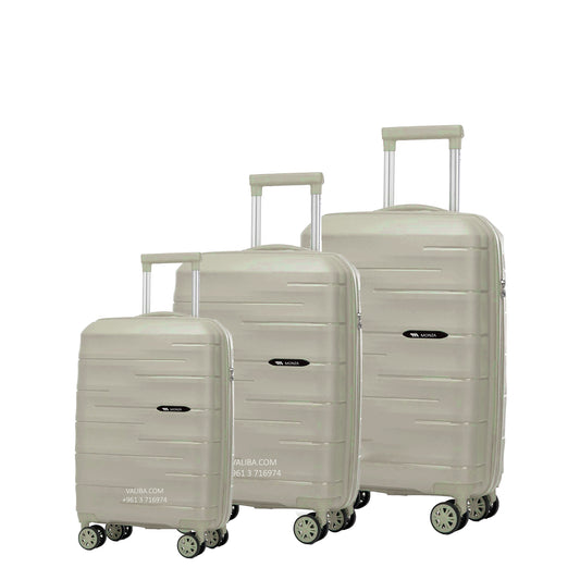 Monza PP Luggage Set - Beige