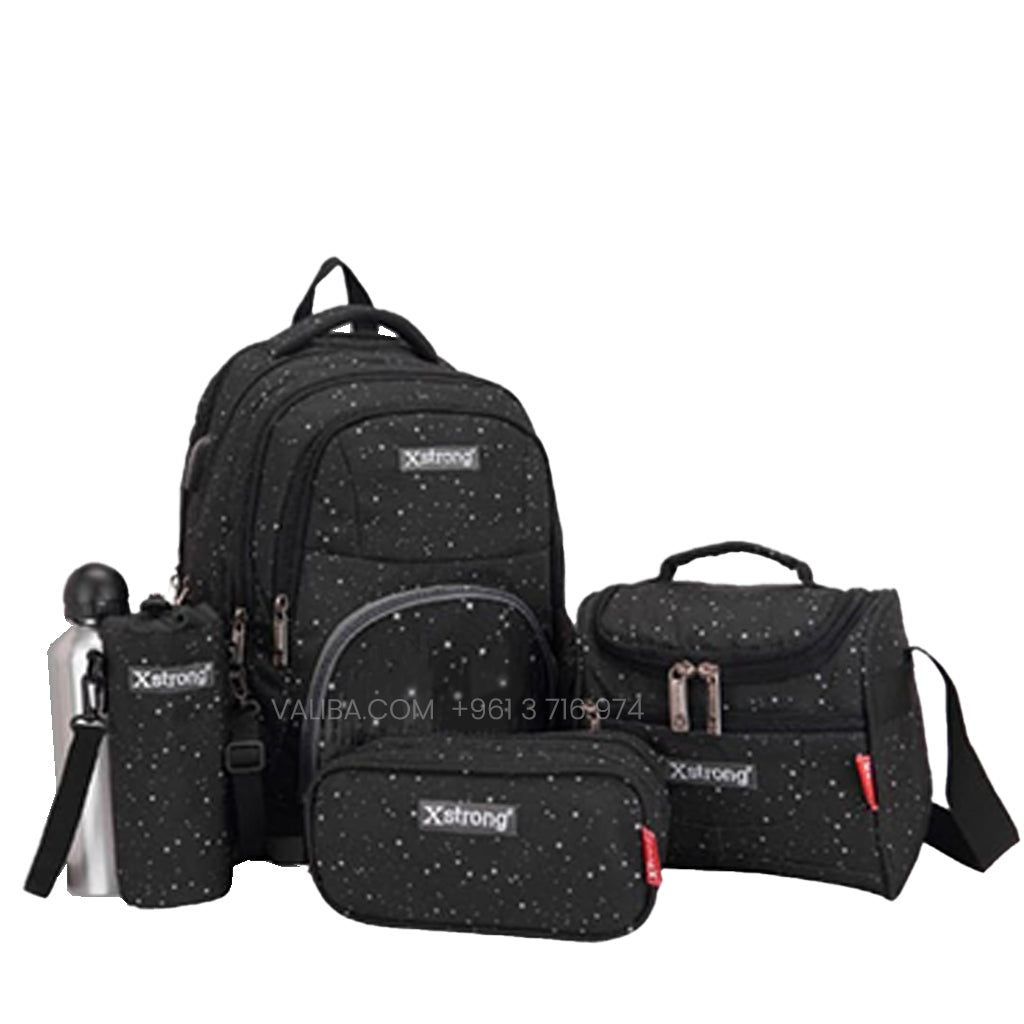 Teens School Backpack 4pcs Set