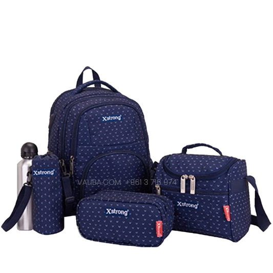 Teens School Backpack 4pcs Set