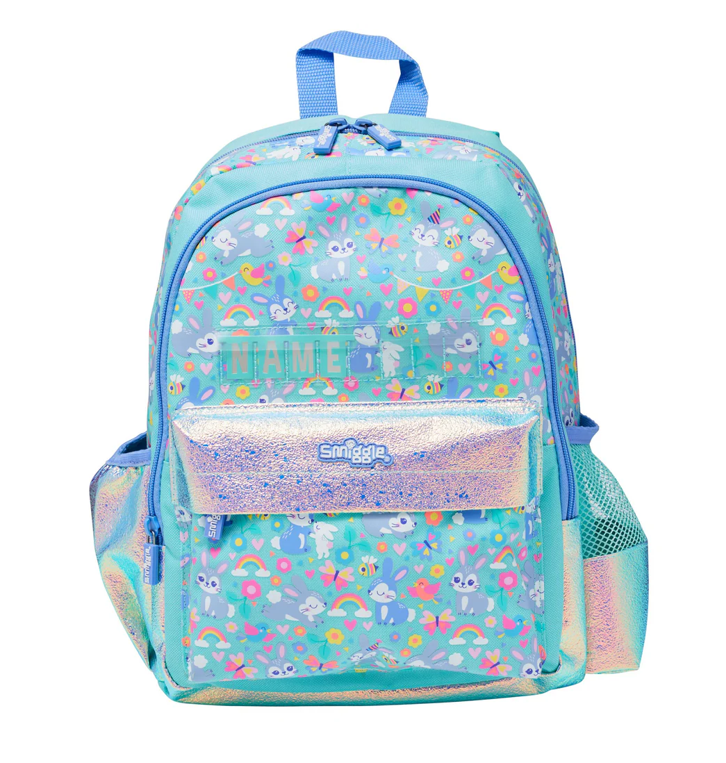Smiggle Junior Animalia Rabbits Backpack, 36cm