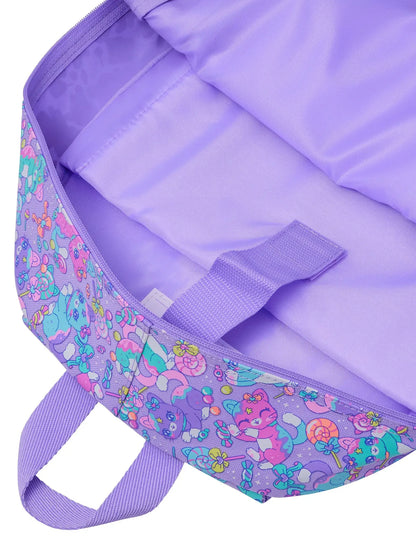 Purple Adventurous Cat Classic Backpack, 42cm