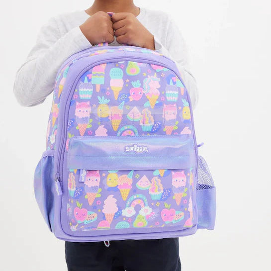 Smiggle Junior Happy Tales Ice-cream Junior Id Backpack, 36cm