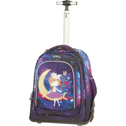 Trolley School Backpack Rolling Moon