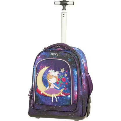 Trolley School Backpack Rolling Moon