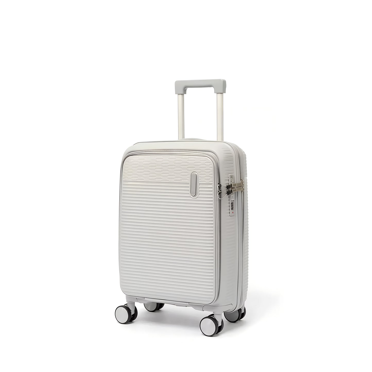 20" Carry On Luggage with Laptop Pocket Grey