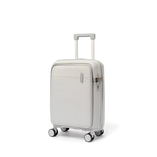 20" Carry On Luggage with Laptop Pocket Grey