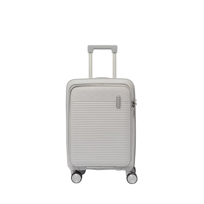 20" Carry On Luggage with Laptop Pocket Grey