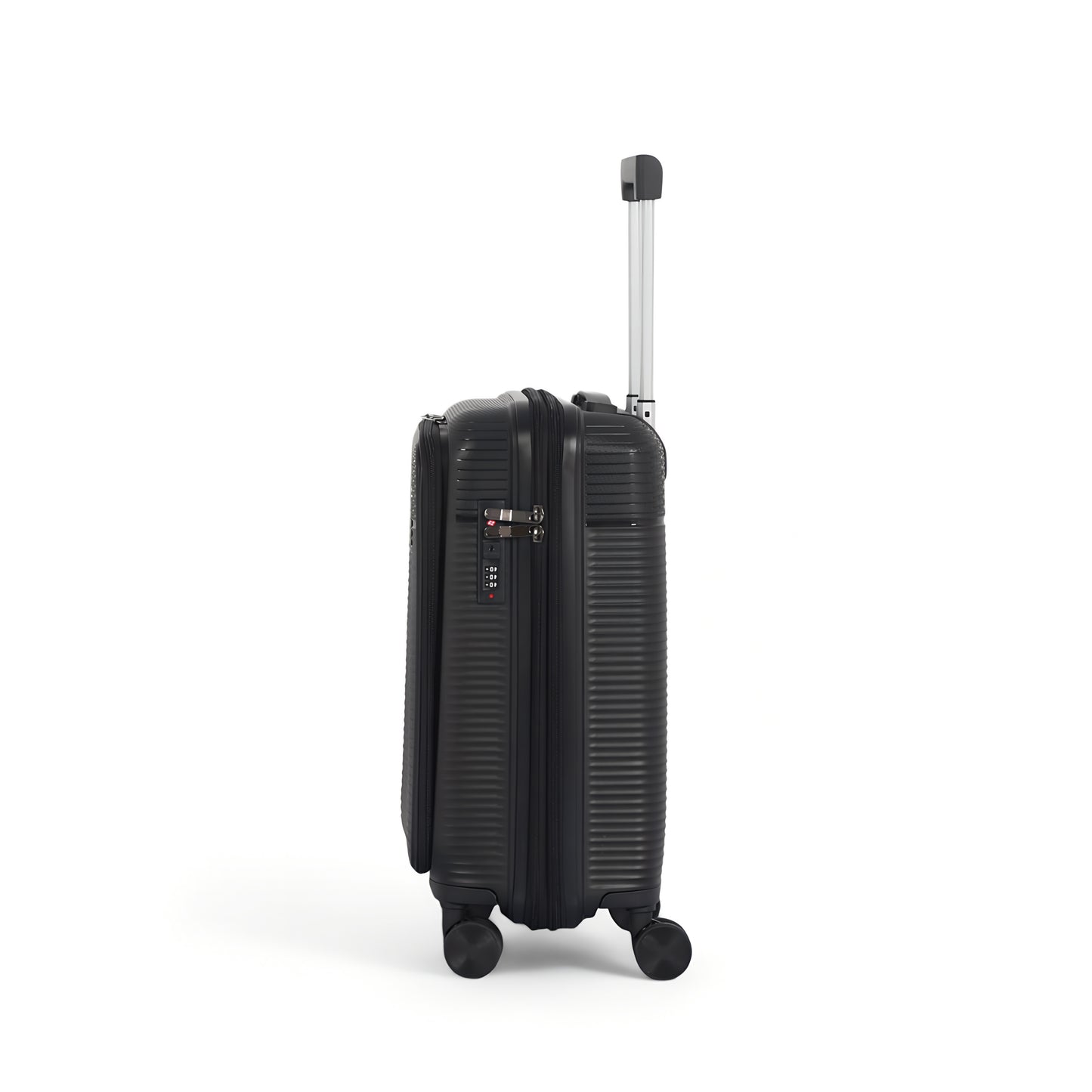 20" Carry On Luggage with Laptop Pocket Black