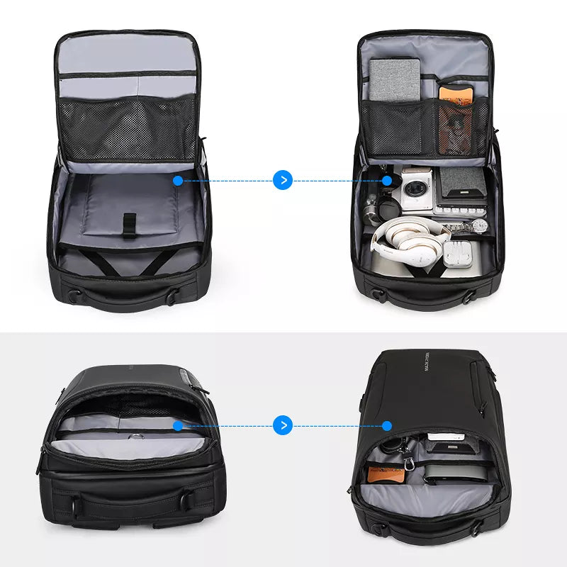 Compact Pro USB Charging Backpack - 15.6inch Laptop