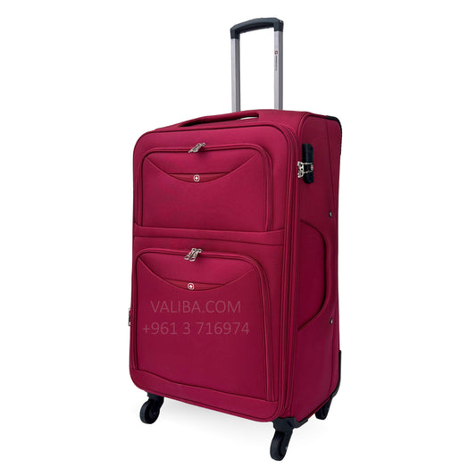 Swiss Gear Fabric Luggage - 28" - Burgundy