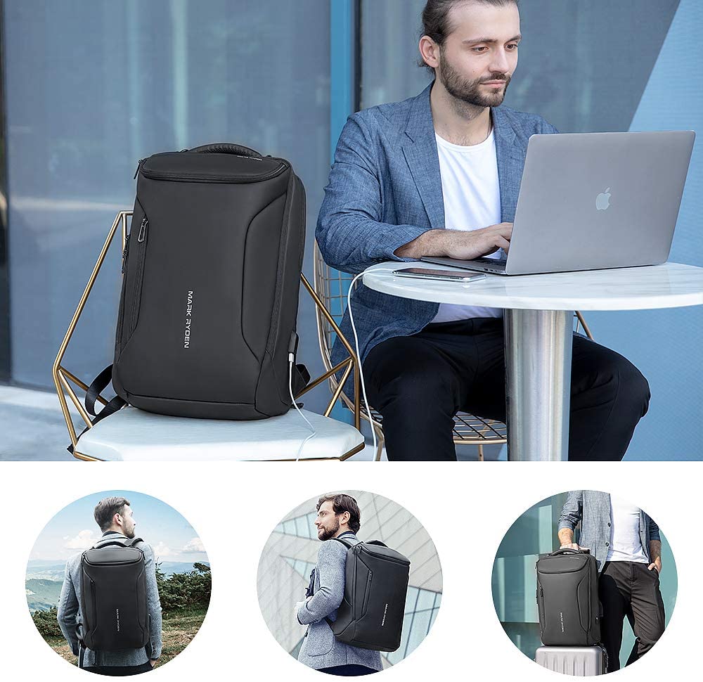 Compact Pro USB Charging Backpack - 15.6inch Laptop